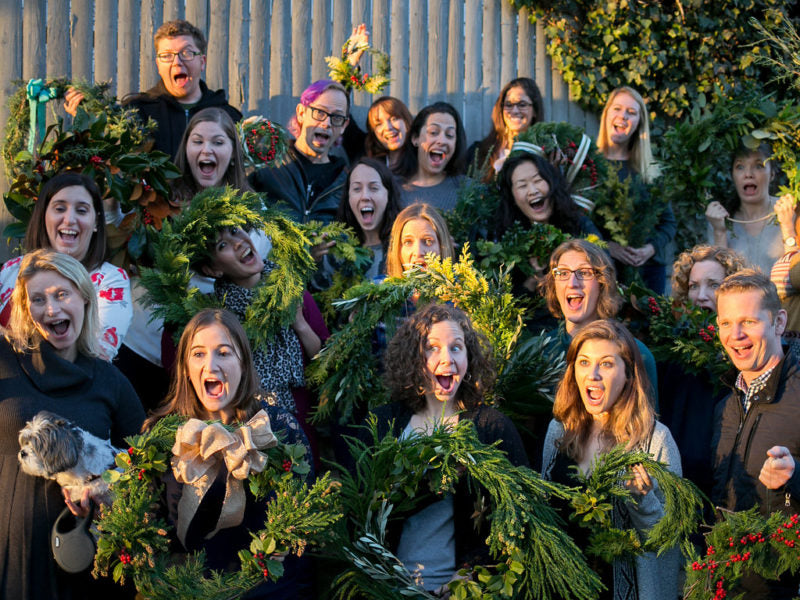 WORKSHOP: Holiday wreath making